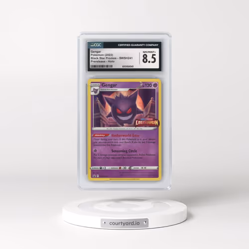 2017 Black Star Promos - Sword & Shield #SWSH241 Gengar - Lost Origin Prerelease (Holo) (CGC 8.5 NM-