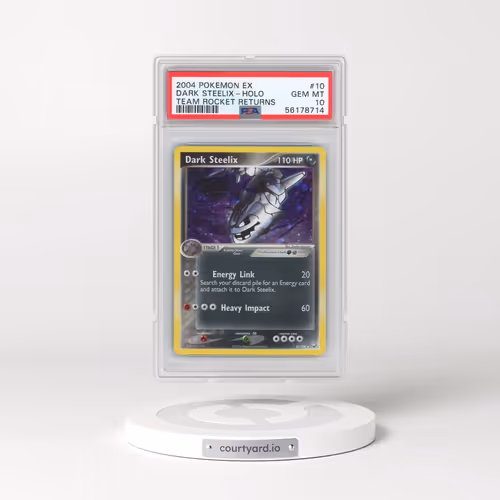 2004 Pokémon EX Team Rocket Returns #10 Dark Steelix - Holo (PSA 10 GEM MINT)