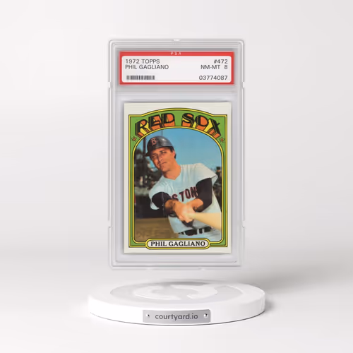 1972 Topps #472 Phil Gagliano (PSA 8 NM-MT)