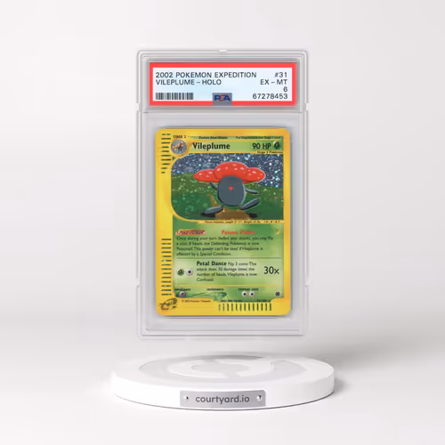2002 Pokémon Expedition #31 Vileplume - Holo (PSA 6 EX-MT)