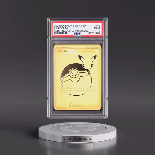2021 Pokémon Swsh Black Star Promo #146 Poke Ball - Full Art Celebrations Ultra-Premium Collection (