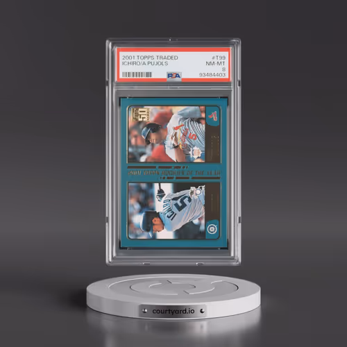 2001 Topps Traded #T99 Albert Pujols/Ichiro (PSA 8 NM-MT)