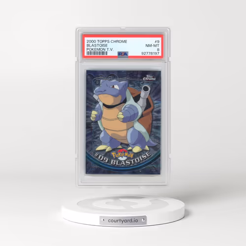 2000 Topps Chrome Pokémon T.V. #9 Blastoise (PSA 8 NM-MT)