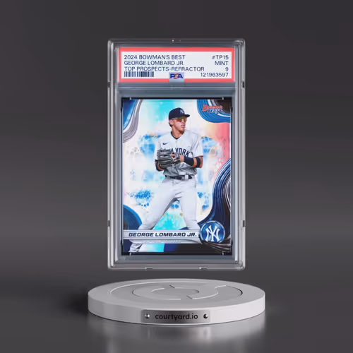 2024 Bowman's Best Top Prospects #TP15 George Lombard Jr. - Refractor (PSA 9 MINT)