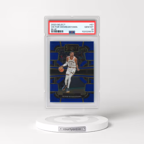2023 Panini Select #87 Victor Wembanyama - Blue (PSA 10 GEM MINT)