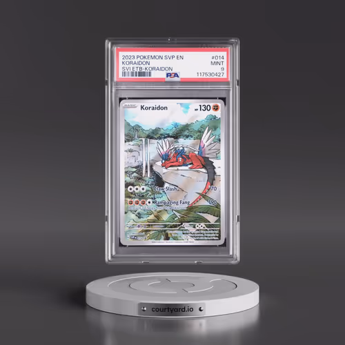 2023 Pokémon Svp EN-SV Black Star Promo #014 Koraidon - Scarlet & Violet Elite Trainer Box-Koraidon