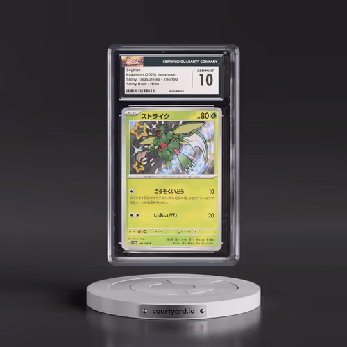 2023 Shiny Treasure ex #194/190 Scyther - Shiny Rare Holo (CGC 10 GEM MINT)