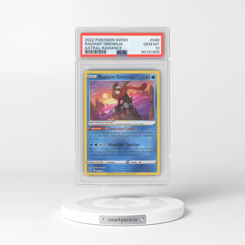 2022 Astral Radiance #46 Radiant Greninja - Holo (PSA 10 GEM MINT)