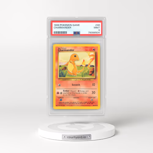 1999 Pokémon Game #46 Charmander (PSA 9 MINT)