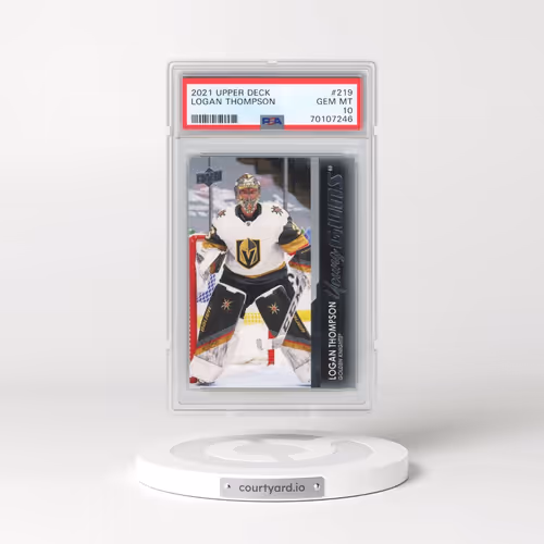 2021-2022 Upper Deck #219 Logan Thompson (PSA 10 GEM MINT)