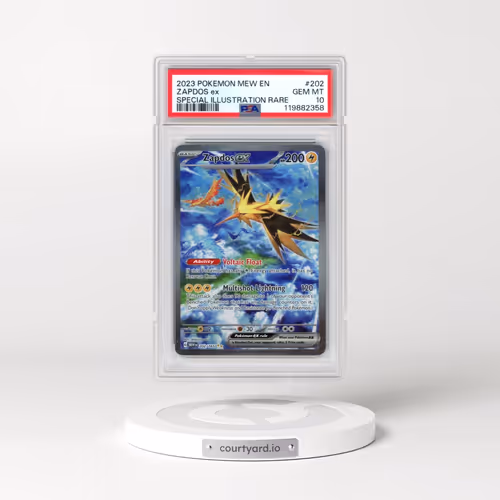 2023 Pokémon Mew EN-151 #202 Zapdos EX - Holo Special Illustration Rare (PSA 10 GEM MINT)