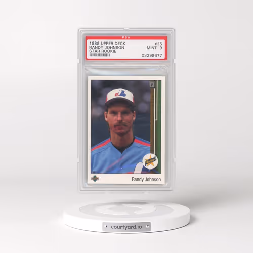 1989 Upper Deck #25 Randy Johnson - Star Rookie (PSA 9 MINT)
