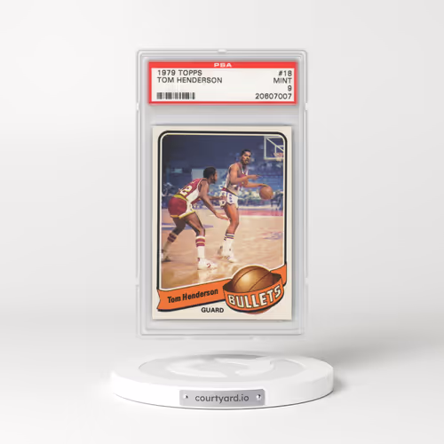 1979 Topps #18 Tom Henderson (PSA 9 MINT)