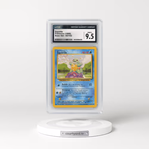 1999 Base Set #63/102 Squirtle (CGC 9.5 MINT+)