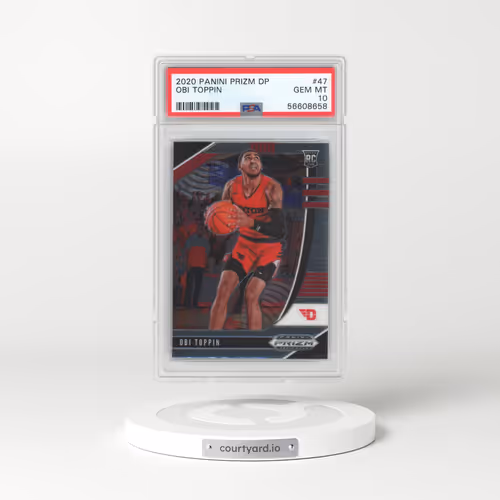 2020 Panini Prizm Draft Picks #47 Obi Toppin (PSA 10 GEM MINT)