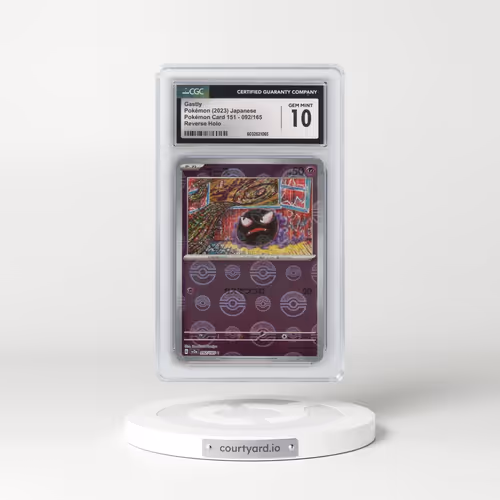 2023 Pokémon Card 151 #092/165 Gastly - Reverse Holo Poké Ball (CGC 10 GEM MINT)