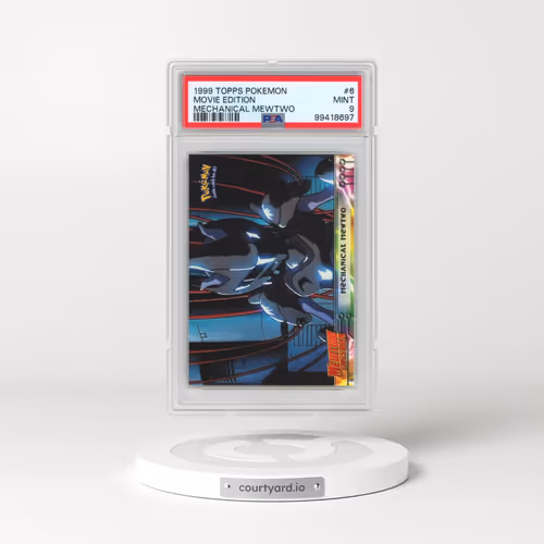 1999 Topps Pokémon the Movie Edt #6 Movie Edition - Mechanical Mewtwo (PSA 9 MINT)