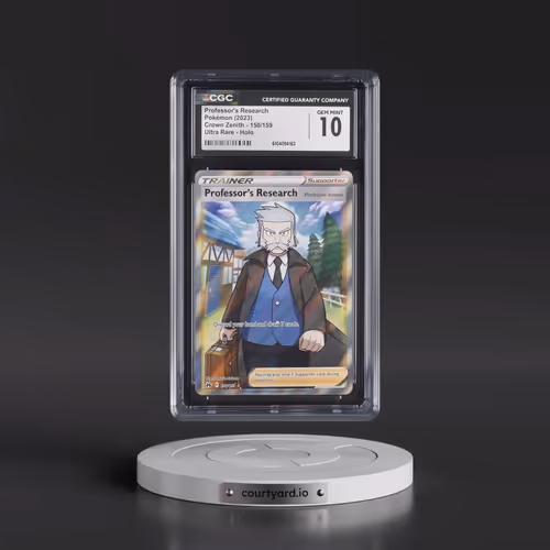 2023 Crown Zenith #150/159 Professor's Research - Ultra Rare Holo (CGC 10 GEM MINT)