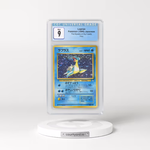 1997 The Mystery of the Fossils Lapras - Holo (CGC 9 MINT)