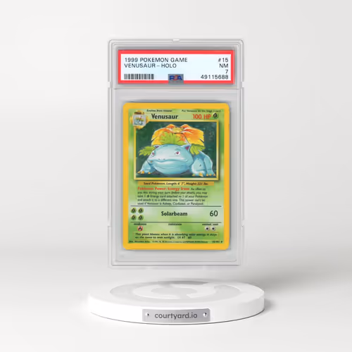 1999 Pokémon Game #15 Venusaur - Holo (PSA 7 NM)