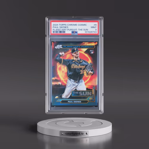 2024 Topps Chrome Cosmic Planetary Pursuit #6 Paul Skenes - The Sun (PSA 9 MINT)