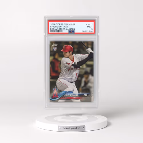 2018 Topps Team Set los Angeles Angels #A-17 Shohei Ohtani (PSA 9 MINT)