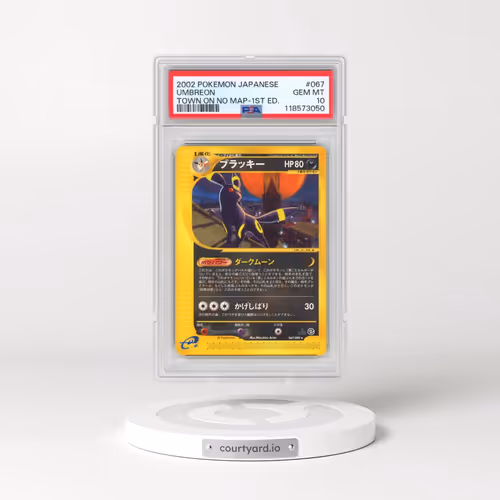 2002 Pokémon the Town on No Map #067 Umbreon - 1st Edition (PSA 10 GEM MINT)