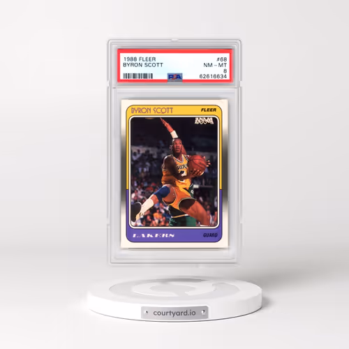 1988 Fleer #68 Byron Scott (PSA 8 NM-MT)