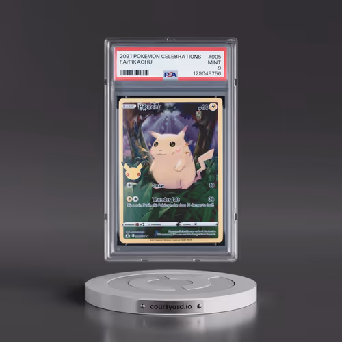 2021 Pokémon Celebrations #005 Pikachu - Full Art (PSA 9 MINT)