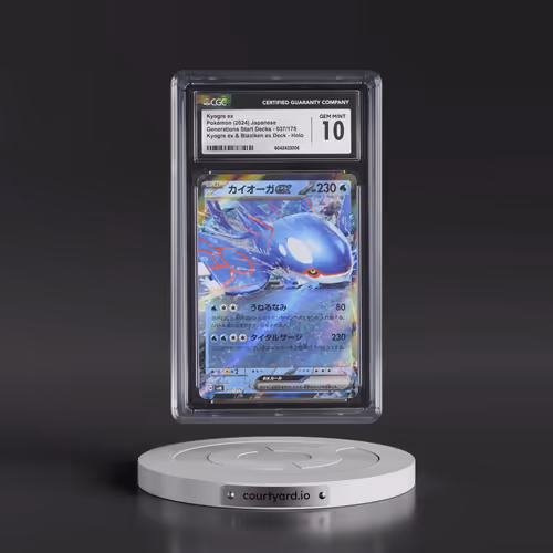 2024 Generations Start Decks- svM #037/175 Kyogre ex - Kyogre ex & Blaziken ex Deck Holo (CGC 10