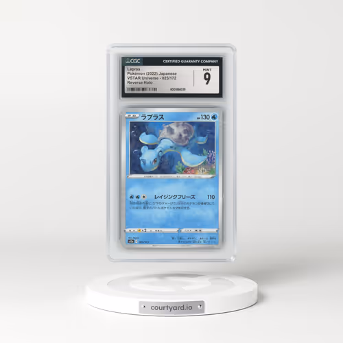 2022 VSTAR Universe #023/172 Lapras - Reverse Holo Speckled (CGC 9 MINT)