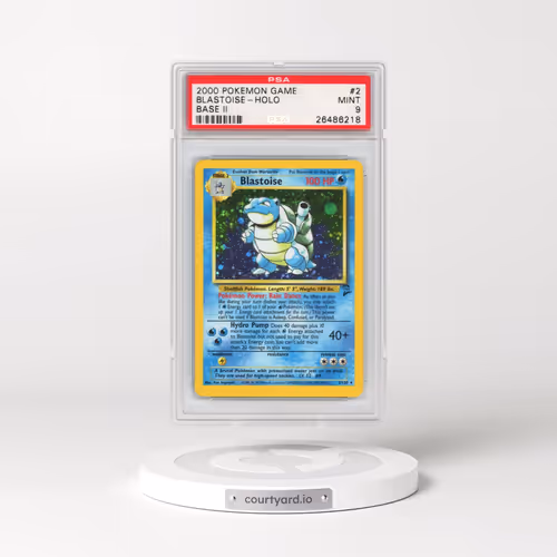 2000 Pokémon Game Base II #2 Blastoise - Holo (PSA 9 MINT)