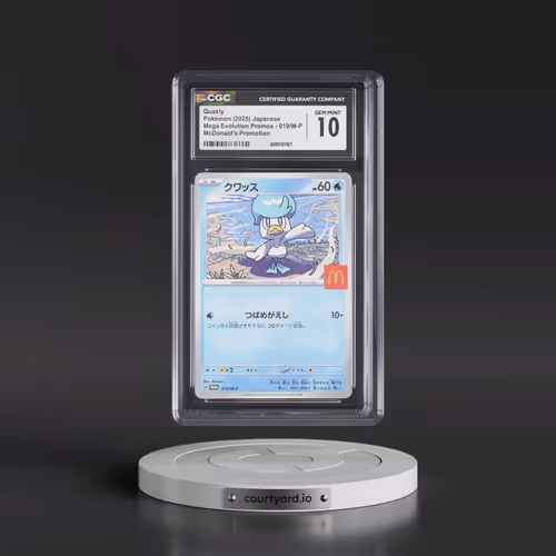 2025 Mega Evolution Promos #019/M-P Quaxly McDonald's Promotion
