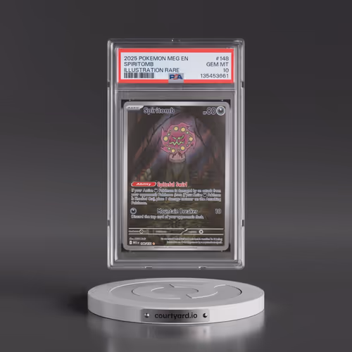2025 Pokémon Meg EN-Mega Evolution #148 Spiritomb - Illustration Rare (PSA 10 GEM MINT)