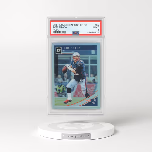 2018 Panini Donruss Optic #65 Tom Brady (PSA 9 MINT)