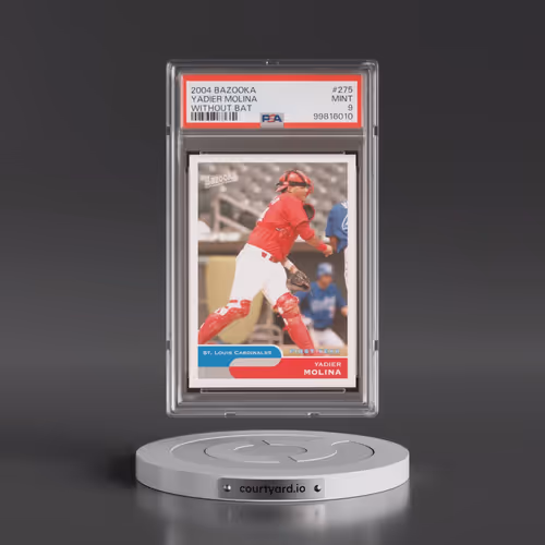 2004 Bazooka #275 Yadier Molina - Without Bat (PSA 9 MINT)