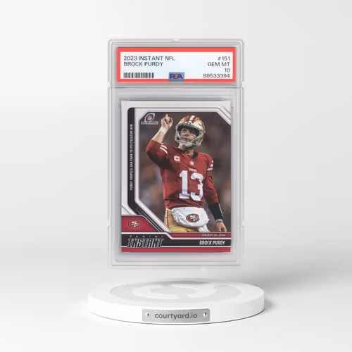 2023 Panini Instant NFL #151 Brock Purdy (PSA 10 GEM MINT)