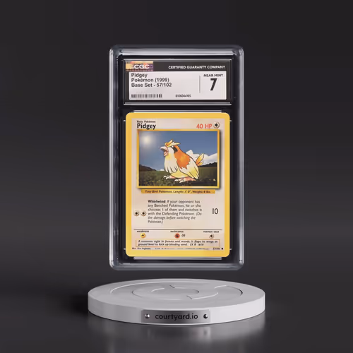 1999 Base Set #57/102 Pidgey (CGC 7 NM)