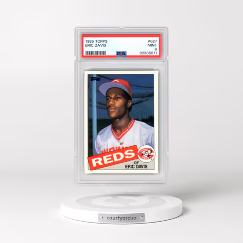 1985 Topps #627 Eric Davis (PSA 9 MINT)