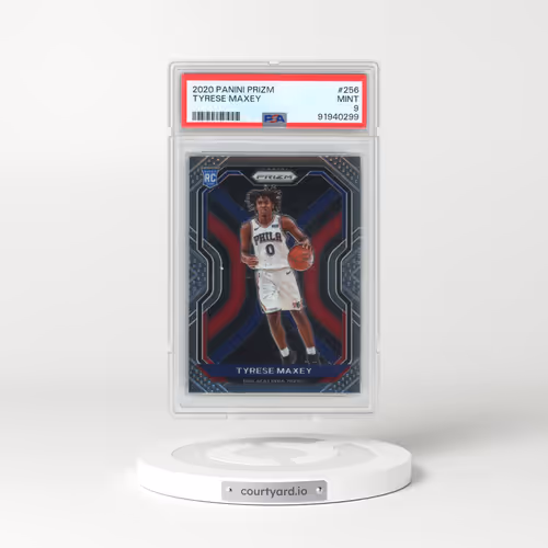 2020 Panini Prizm #256 Tyrese Maxey (PSA 9 MINT)