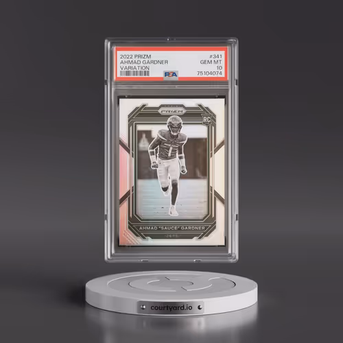 2022 Panini Prizm #341 Ahmad "Sauce" Gardner - Variation (PSA 10 GEM MINT)