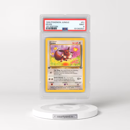1999 Pokémon Jungle #51 Eevee - 1st Edition (PSA 9 MINT)