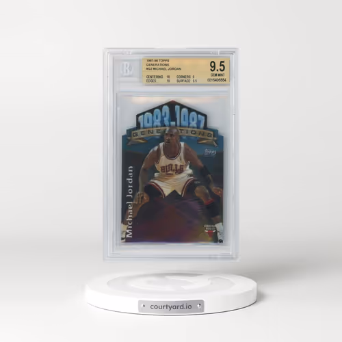 1997 Topps Generations #G2 Michael Jordan (BGS 9.5 GEM MINT)