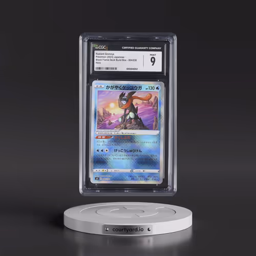 2023 Ruler of the Black Flame Deck Build Box #004/038 Radiant Greninja - Holo (CGC 9 MINT)