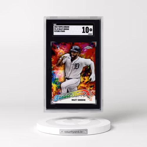 2023 Topps Chrome #FS-19 Riley Greene - Future Stars (SGC 10 GEM MINT)