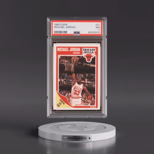 1989 Fleer #21 Michael Jordan (PSA 7 NM)