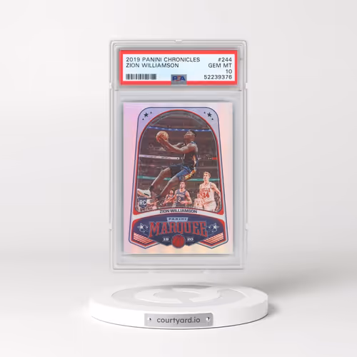2019 Panini Chronicles #244 Zion Williamson (PSA 10 GEM MINT)
