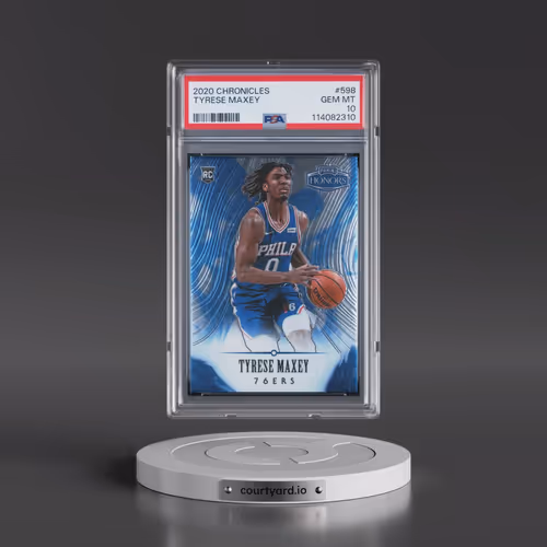 2020 Panini Chronicles #598 Tyrese Maxey (PSA 10 GEM MINT)