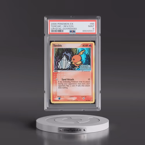 2006 Pokémon EX Crystal Guardians #66 Torchic - Reverse Foil (PSA 9 MINT)