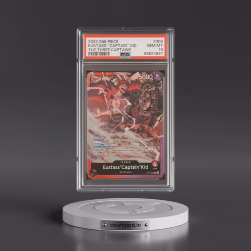 2023 One Piece Ultra Deck ST10-the Three Captains #003 Eustass "Captain" Kid (PSA 10 GEM MINT)